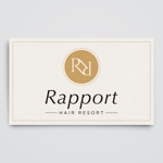 haru_Design (haru_Design)さんの美容室「Rapport　Ｈair　Ｒesort」（ラポール　ヘア　リゾート）のロゴへの提案