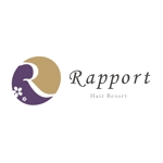 Izawa (izawaizawa)さんの美容室「Rapport　Ｈair　Ｒesort」（ラポール　ヘア　リゾート）のロゴへの提案