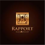 nakagawak (nakagawak)さんの美容室「Rapport　Ｈair　Ｒesort」（ラポール　ヘア　リゾート）のロゴへの提案