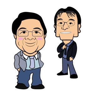 ハートオブマインド (heart_of_mind)さんのゆるキャラ人物イラスト2名分への提案