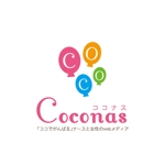 yuko asakawa (y-wachi)さんの「ココでがんばる」ナースと女性のwebメディア「Coconas【ココナス】」のロゴへの提案