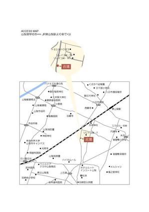 ITG (free_001)さんのOPEN見学会チラシ用の現場案内図の作成への提案