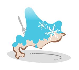 リエ ()さんの北海道の地図をモチーフにした可愛いイラストへの提案