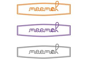 mariburuさんの海外展開するデザート店の「meemah」のロゴへの提案