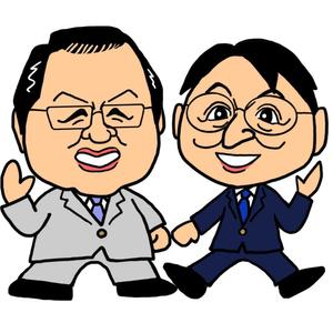 似顔絵師・でかど屋 (dekadoya)さんのゆるキャラ人物イラスト2名分への提案