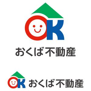 gaho (putiputi)さんの地元に密着した不動産営業会社「おくば不動産」のロゴへの提案