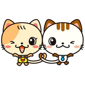 foryouforme (foryouforme)さんの2匹のねこのキャラクターデザインへの提案