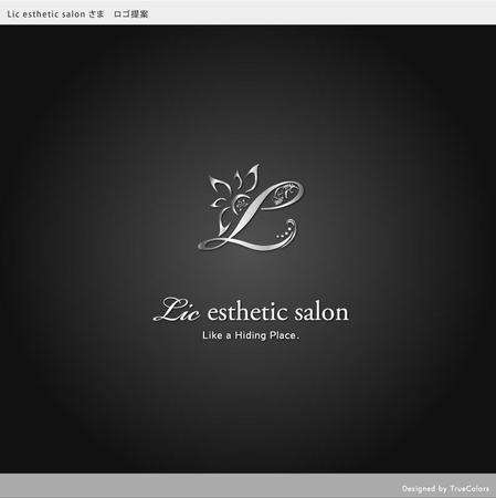 TrueColors (TrueColors)さんのエステティックサロン「Lic esthetic salon」のロゴへの提案