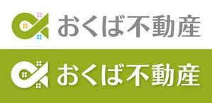 Hiko-KZ Design (hiko-kz)さんの地元に密着した不動産営業会社「おくば不動産」のロゴへの提案