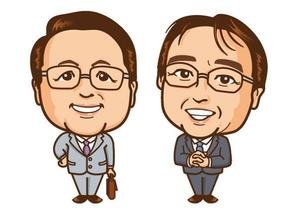 posy planning ()さんのゆるキャラ人物イラスト2名分への提案