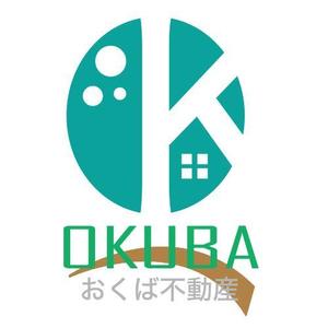 Tiara 87 (reika8726)さんの地元に密着した不動産営業会社「おくば不動産」のロゴへの提案