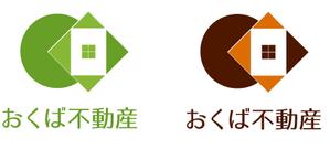 arc design (kanmai)さんの地元に密着した不動産営業会社「おくば不動産」のロゴへの提案