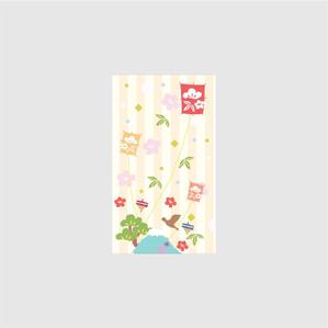elevenさんのぽち袋のイラスト（手書きの和柄）への提案