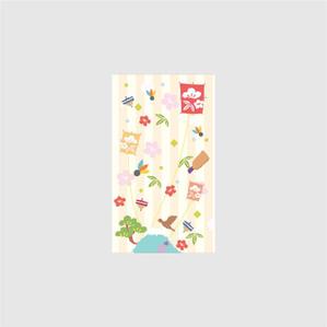 elevenさんのぽち袋のイラスト（手書きの和柄）への提案