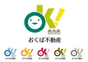 MotoSan (MOTOSANPD)さんの地元に密着した不動産営業会社「おくば不動産」のロゴへの提案