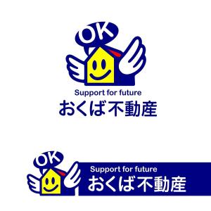 dscltyさんの地元に密着した不動産営業会社「おくば不動産」のロゴへの提案