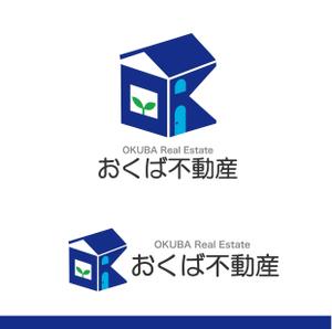 Marble Box. (Canary)さんの地元に密着した不動産営業会社「おくば不動産」のロゴへの提案