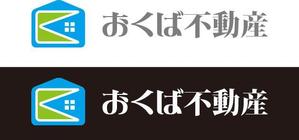 soramomoさんの地元に密着した不動産営業会社「おくば不動産」のロゴへの提案