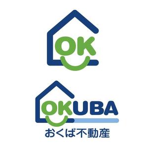 odo design (pekoodo)さんの地元に密着した不動産営業会社「おくば不動産」のロゴへの提案