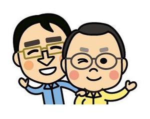 まままめこ (mama-mameko)さんのゆるキャラ人物イラスト2名分への提案