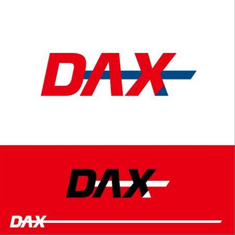 車両販売・板金塗装修理の「株式会社DAX」のロゴマーク