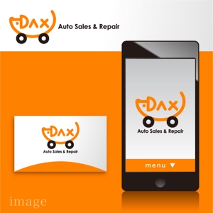 ＊ sa_akutsu ＊ (sa_akutsu)さんの車両販売・板金塗装修理の「株式会社DAX」のロゴマークへの提案
