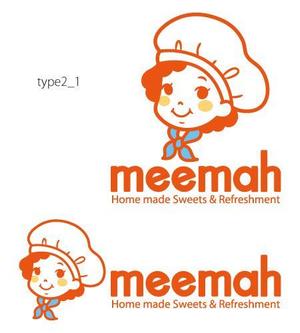 koromiru (koromiru)さんの海外展開するデザート店の「meemah」のロゴへの提案