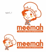 koromiru (koromiru)さんの海外展開するデザート店の「meemah」のロゴへの提案