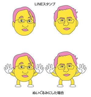東山　先斗 (ponto0625)さんのゆるキャラ人物イラスト2名分への提案