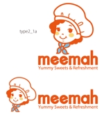 koromiru (koromiru)さんの海外展開するデザート店の「meemah」のロゴへの提案