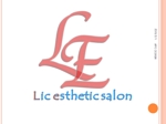 月大 (apo13551313)さんのエステティックサロン「Lic esthetic salon」のロゴへの提案