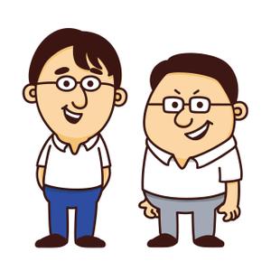 teno ()さんのゆるキャラ人物イラスト2名分への提案