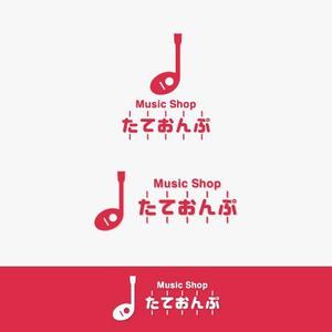 eiasky (skyktm)さんの楽天Shop　Music　Shop　たておんぷ　のロゴマークへの提案