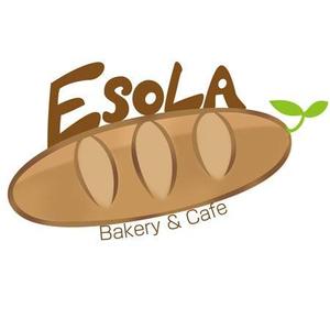 MARU DESIGN SPACE (marudesign)さんのパン屋「Ｂａｋｅｒｙ&Ｃａｆｅ　ＥＳＯＬＡ」のロゴ作成への提案