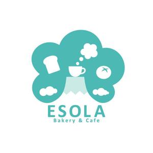 Ochan (Ochan)さんのパン屋「Ｂａｋｅｒｙ&Ｃａｆｅ　ＥＳＯＬＡ」のロゴ作成への提案