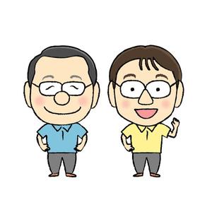 まきしま (maki-shima)さんのゆるキャラ人物イラスト2名分への提案