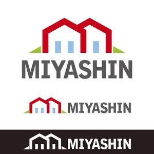 元気な70代です。 (nakaya070)さんの工務店「MIYASHIN」のロゴへの提案