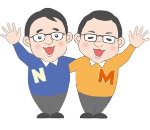 ikeyakei ()さんのゆるキャラ人物イラスト2名分への提案