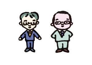 erino (erino)さんのゆるキャラ人物イラスト2名分への提案