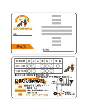 MLNS ()さんの動物病院の診察券制作への提案