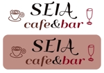 Noriko T. (Lecrimenepaiepas)さんのカフェ＆バール      SEIA cafe&bar のロゴへの提案