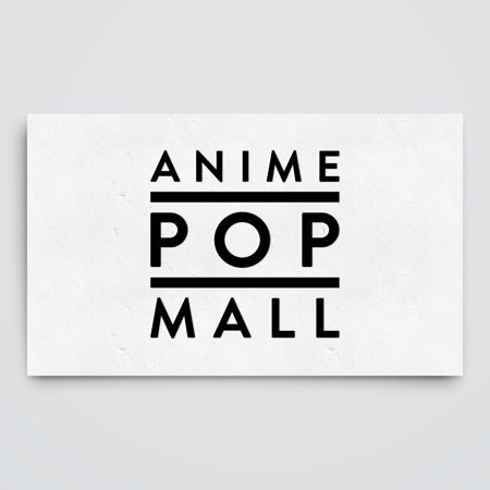 アニメグッズ及び生活雑貨やファッションなどのライフスタイルグッズを扱うec Anime Pop Mall のロゴの依頼 外注 ロゴ作成 デザインの 仕事 副業 クラウドソーシング ランサーズ Id 5119