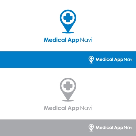take5-design (take5-design)さんの医療・ヘルスケア関連アプリを紹介するサイト「Medical App Navi(メディカルアプリナビ)」のロゴへの提案