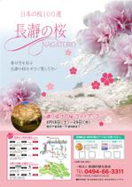 Booska ()さんの長瀞町の桜のシーズンを案内するチラシへの提案