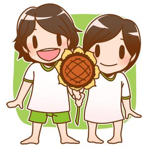 かる (karumera)さんの娘のキャラクターデザイン（似顔絵）への提案