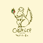 鈴木 ようこ (yoko115)さんの洋食＆イタリアンのレストラン”ビストロ　カプリーチェ”のロゴ制作への提案