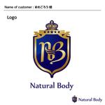 DESIGN DIVE (mstk0711)さんのスポーツトレーナー「ナチュラルボディー」のロゴへの提案
