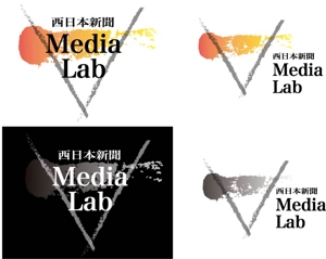 studio-NEO-StainedGlasst (studio-neo-k)さんのWEB・映像制作会社「西日本新聞メディアラボ」の社名ロゴ制作への提案