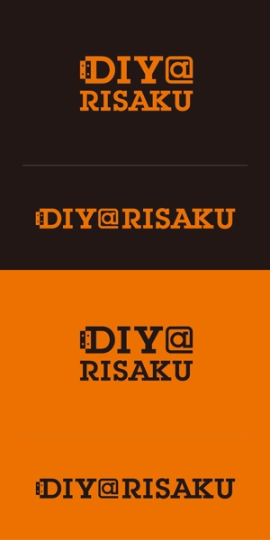 chpt.z (chapterzen)さんのネットショップ「DIY@RISAKU」のロゴへの提案