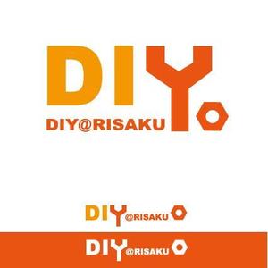 kora３ (kora3)さんのネットショップ「DIY@RISAKU」のロゴへの提案